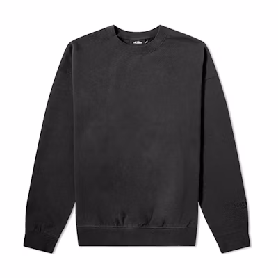 FOG FW19 Reflective Crewneck Sweatshirt Black - Unisex Heavyweight Pullover FOG-FW19-30