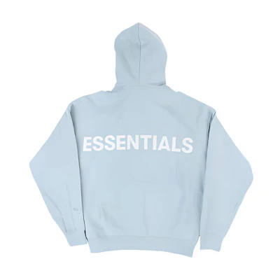 FOG FW19 Reflective Letter Pullover Hoodie Blue Sweatshirt FOG-FW19-45