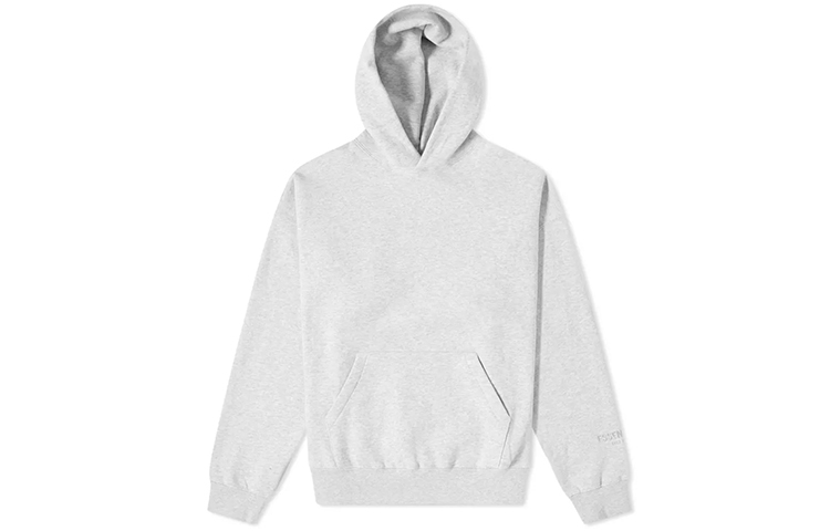 FOG FW19 Reflective Lettering Hoodie Grey Heavyweight Unisex Sweatshirt FOG-FW19-29