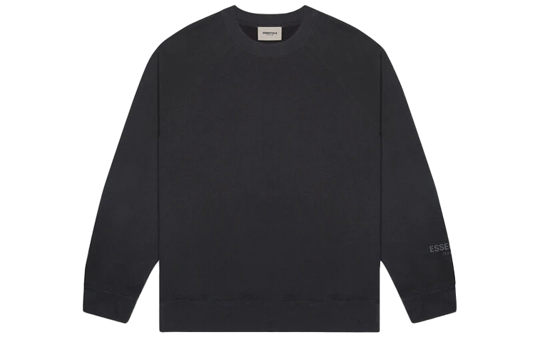 Fear of God FW20 Black Core Crewneck Sweatshirt Heavyweight Winter Black FOG-FW20-299