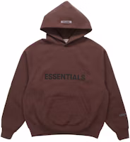 Fear of God FW20 Brown Pullover Hoodie with Logo and Hat Unisex FOG-FW20-164 Fear of God FW20 Brown Pullover Hoodie with Logo and Hat Unisex FOG-FW20-164