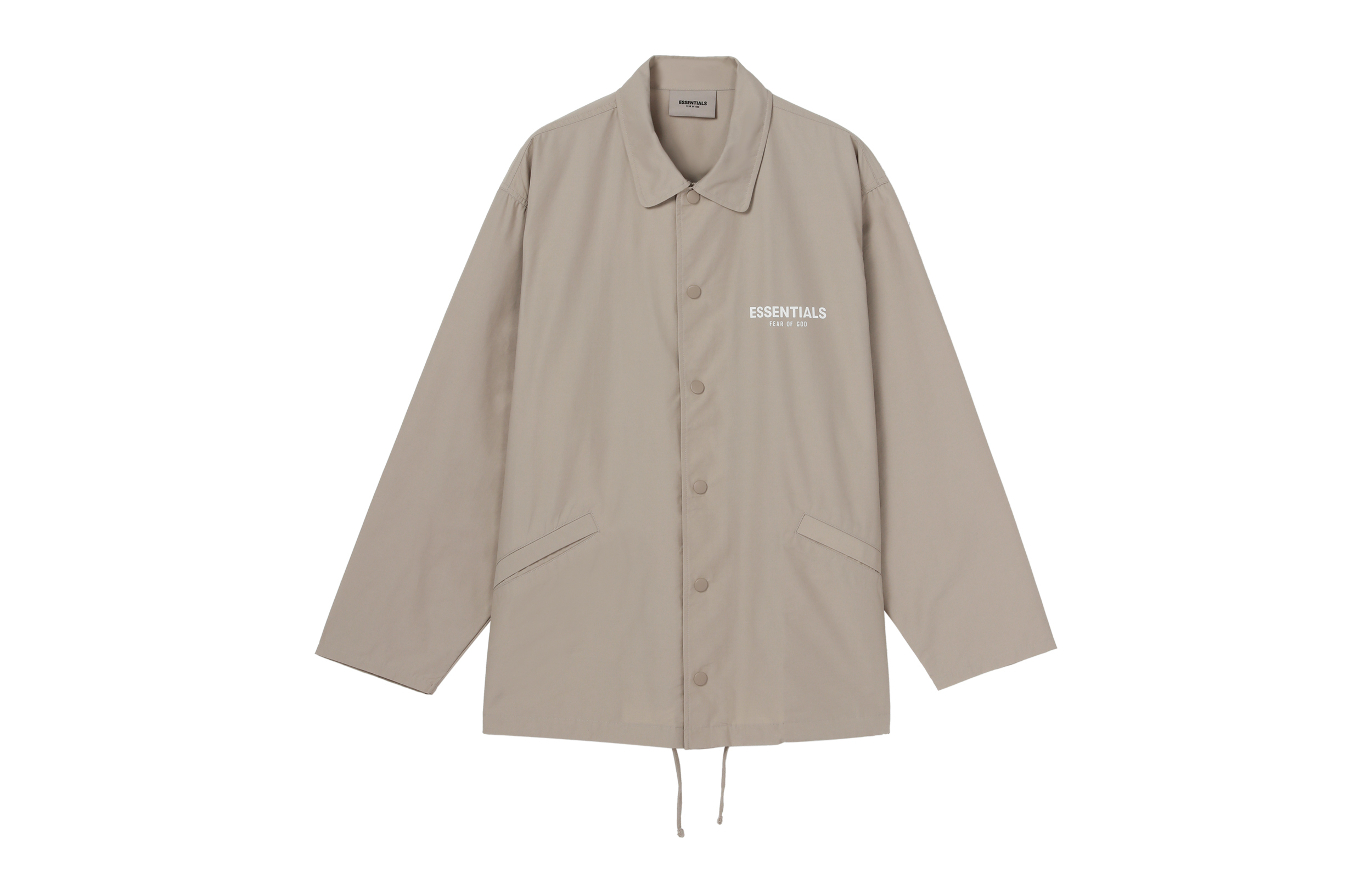 Fear of God FW20 Coach Jacket Moss Logo Button-Up Windbreaker Unisex 202250500023245