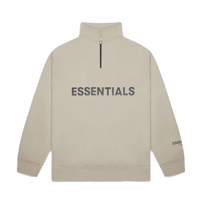 FOG FW20 Half Zip Sweatshirt Olive Unisex Heavyweight Pullover FOG-FW20-200