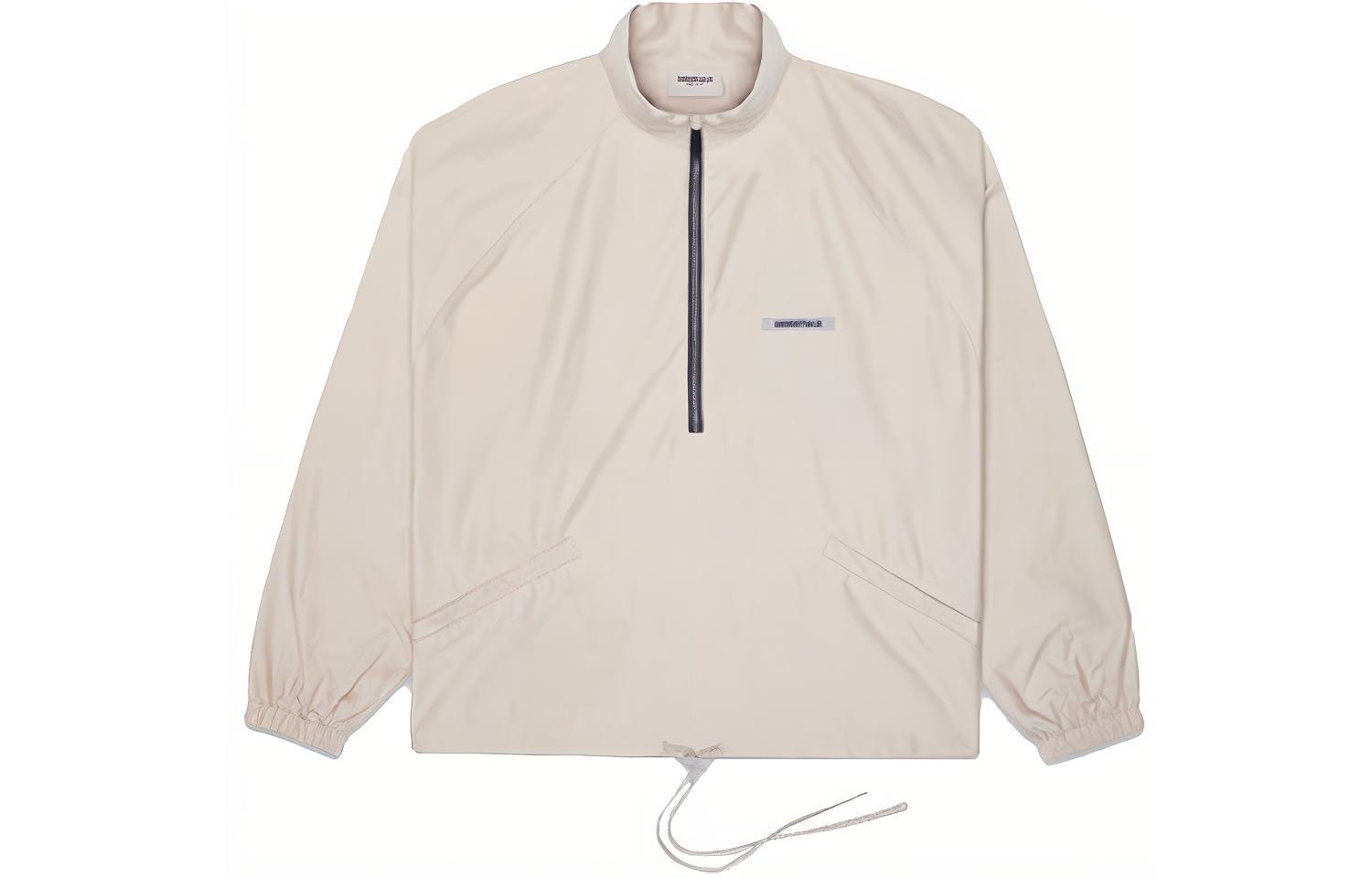 Fear of God FW20 Half Zip Track Pullover Moss Logo Windbreaker Jacket Unisex 202250500026245