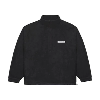 FOG FW20 Heavyweight Black High-Neck Pullover Sweatshirt Unisex 192H0192027F