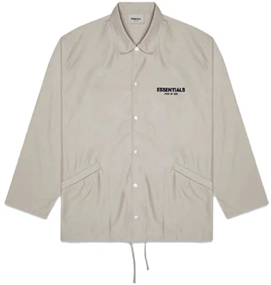 フィア オブ ゴッド FW20 オリーブ コーチジャケット ロゴ ボタンアップ ウィンドブレーカー ユニセックス FOG-FW20-351 Buy フィア オブ ゴッド FW20 オリーブ コーチジャケット ロゴ ボタンアップ ウィンドブレーカー ユニセックス FOG-FW20-351