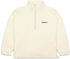 Fear of God FW20 Polar Fleece Half-Zip Sweater Buttercream Unisex Heavyweight Pullover FOG-FW20-219 Fear of God FW20 Polar Fleece Half-Zip Sweater Buttercream Unisex Heavyweight Pullover FOG-FW20-219