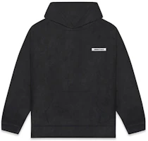 Fear of God FW20 Polar Fleece Hoodie Dark Slate Black Small Logo Unisex Pullover FOG-FW20-338 Fear of God FW20 Polar Fleece Hoodie Dark Slate Black Small Logo Unisex Pullover FOG-FW20-338