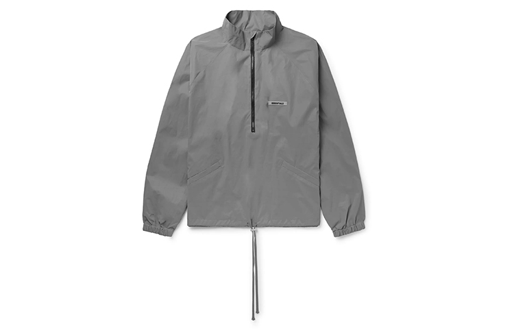 Fear of God FW20 Reflective Half-Zip Windbreaker Jacket Grey ESSJKHAET21NF