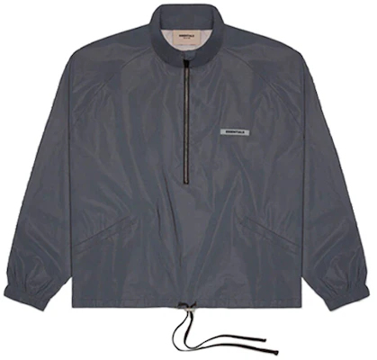 フィアオブゴッド FW20 リフレクティブ ハーフジッププルオーバー ブラック ウィンドブレイカージャケット 202250500024001 Buy フィアオブゴッド FW20 リフレクティブ ハーフジッププルオーバー ブラック ウィンドブレイカージャケット 202250500024001