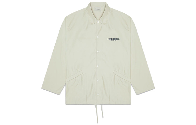 Fear of God FW20 Sage Coach Jacket Logo Button-Up Unisex Heavyweight Windbreaker 202250500022012
