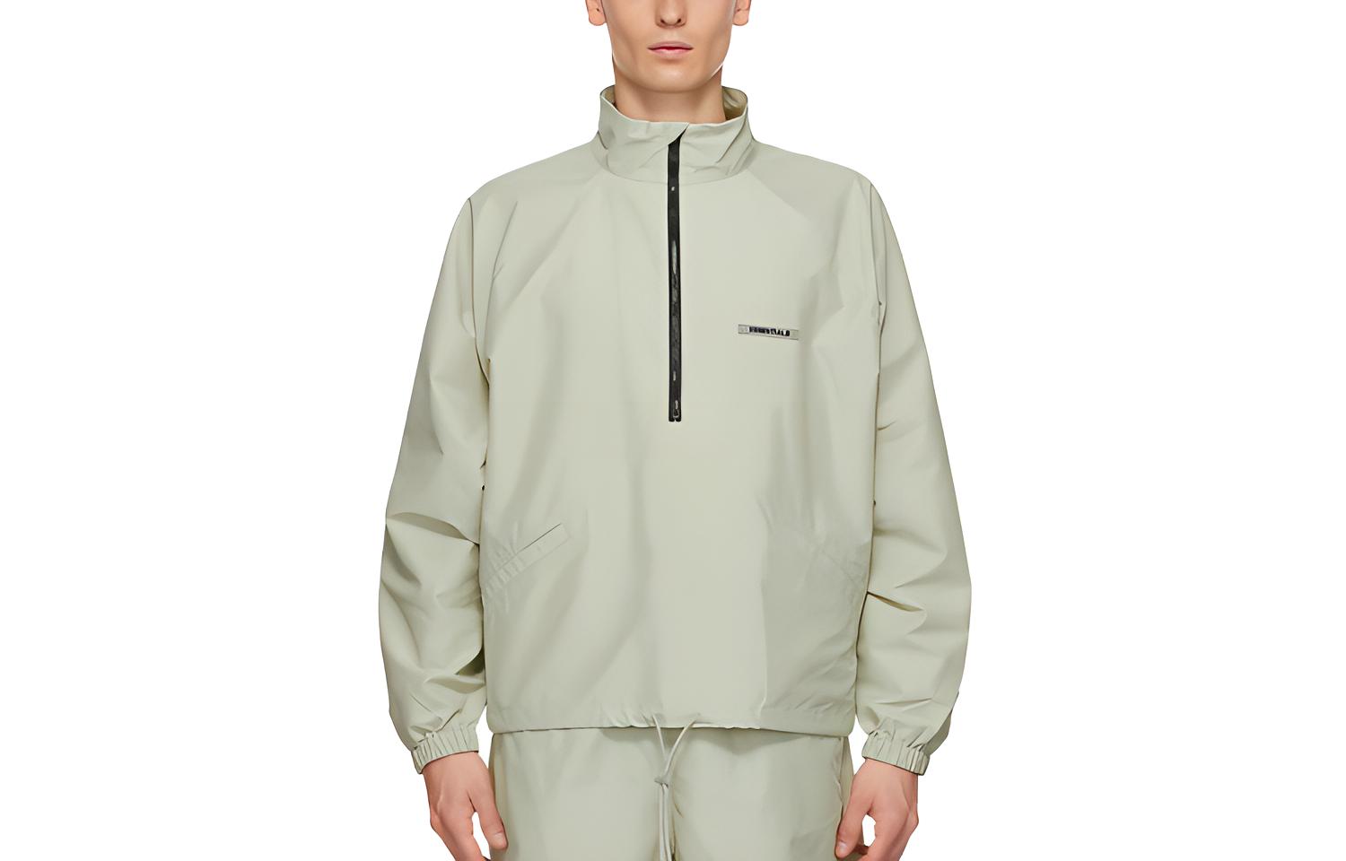 Fear of God FW20 Sage Half-Zip Track Jacket Unisex - Logo Raglan Windbreaker FOG-FW20-191