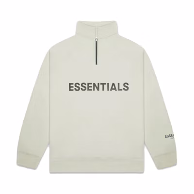 FOG FW20 Sage Half Zip Pullover Heavyweight Sweatshirt Unisex Grey Green 192250500213012