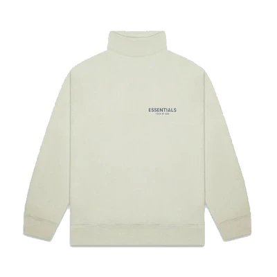 FOG FW20 Sage Mock Neck Sweatshirt Unisex Grey-Green Pullover FOG-FW20-306