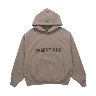 FOG FW20 Taupe Hoodie Pullover with Logo Unisex - Greyish Brown FOG-FW20-207