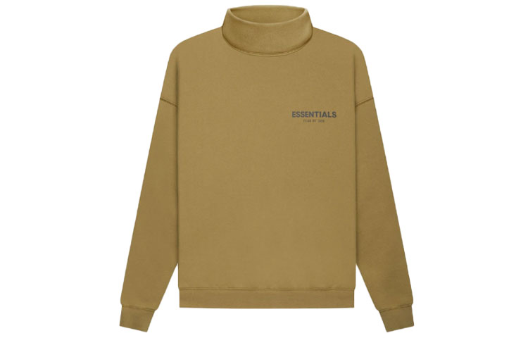 Fear of God FW21 Amber Mockneck Pullover Sweatshirt Unisex Heavyweight Fleece FOG-FW21-012