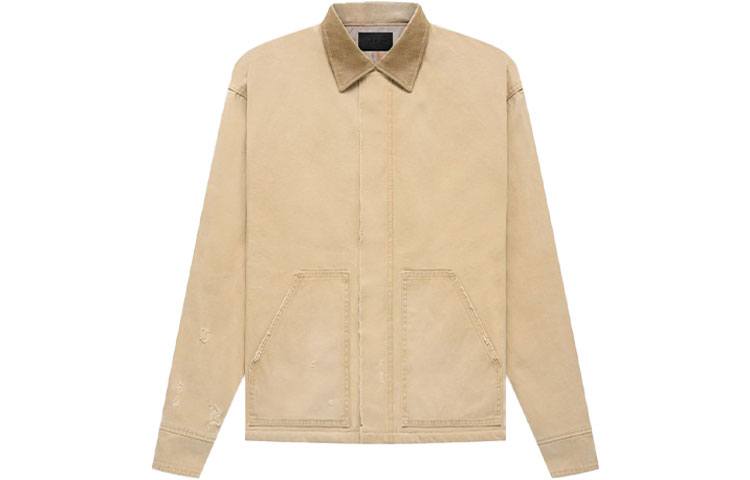 FOG FW21 Canvas Work Jacket Khaki Canvas Collar Jacket FG30-012CNV-264