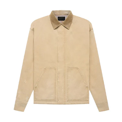 FOG FW21 Canvas Work Jacket Khaki Canvas Collar Jacket FG30-012CNV-264