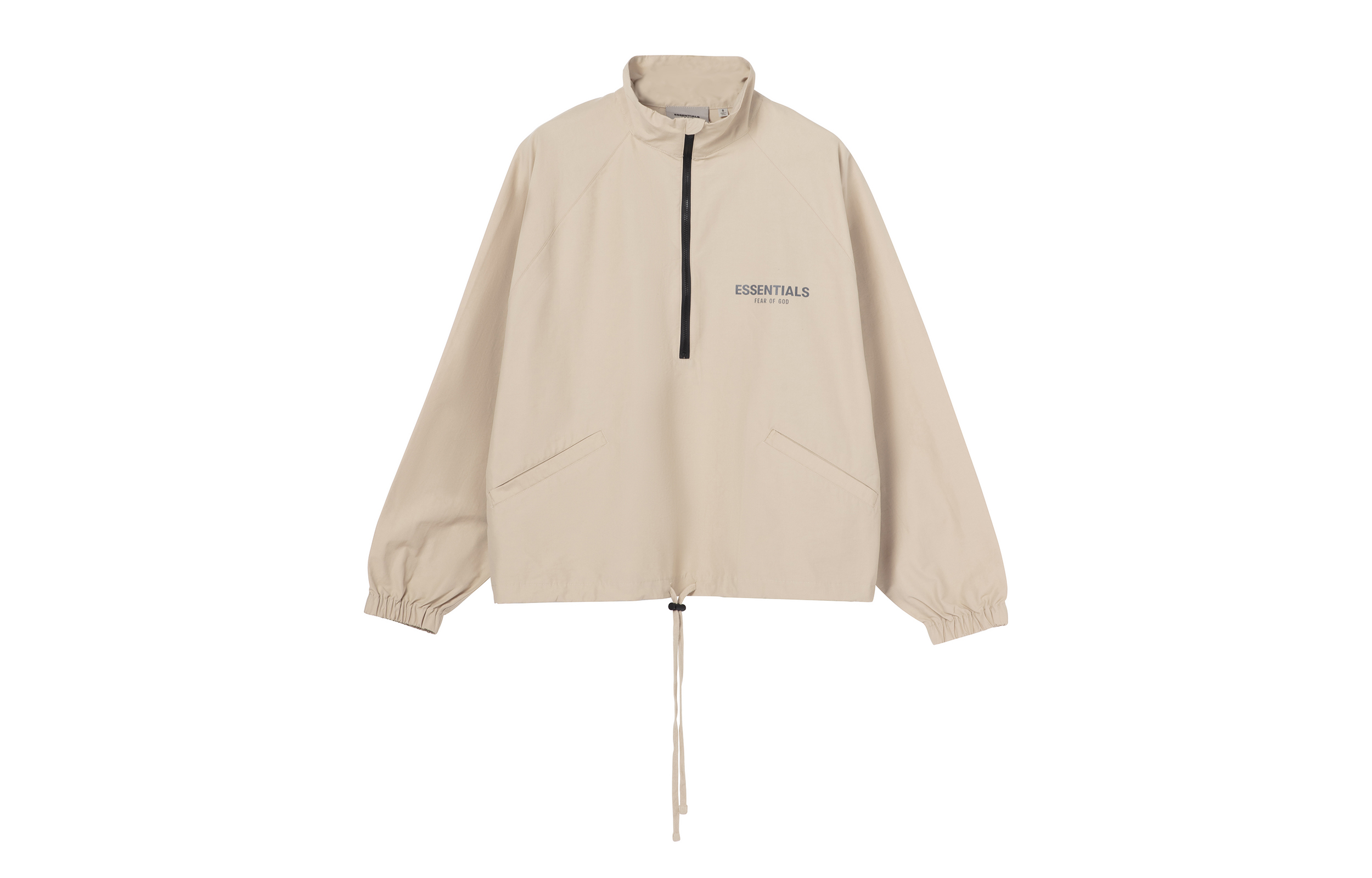 Fear of God FW21 Half-Zip Beige Track Jacket Windbreaker Beige/Linen FOG-FW21-104