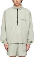 Fear of God FW21 Half-Zip Track Jacket Green/Concrete Windbreaker FOG-FW21-105 Fear of God FW21 Half-Zip Track Jacket Green/Concrete Windbreaker FOG-FW21-105