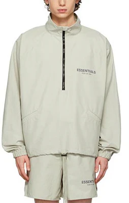 フィアオブゴッド FW21 ハーフジップ トラックジャケット グリーン/コンクリート FOG-FW21-105 Buy フィアオブゴッド FW21 ハーフジップ トラックジャケット グリーン/コンクリート FOG-FW21-105