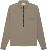 Fear of God FW21 Half Zip Track Jacket Harvest Brown Unisex Windbreaker FOG-FW21-017 Fear of God FW21 Half Zip Track Jacket Harvest Brown Unisex Windbreaker FOG-FW21-017