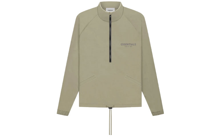 Fear of God FW21 Half Zip Track Jacket Pistachio Green Unisex Retro Windbreaker FOG-FW21-016