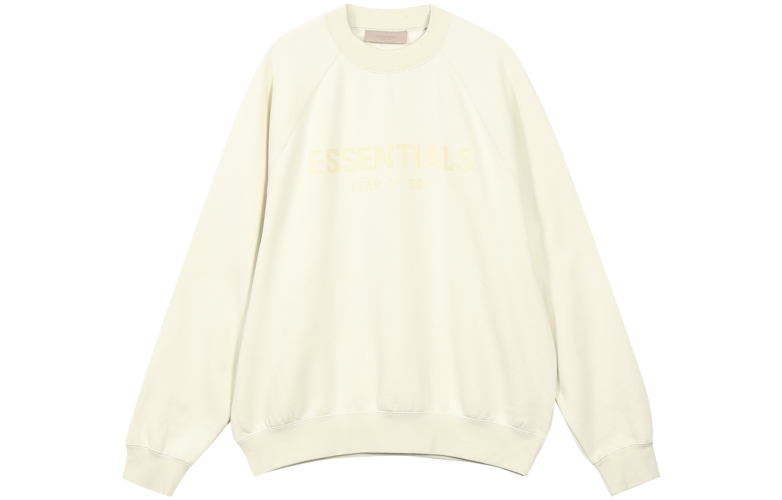 FOG FW21 Innersect Exclusive Mozzarella Logo Crewneck Sweatshirt Cream Unisex 192BT212241F