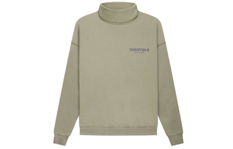 Fear of God FW21 Mockneck Pullover Pistachio Green Heavyweight Sweatshirt Unisex FOG-FW21-010