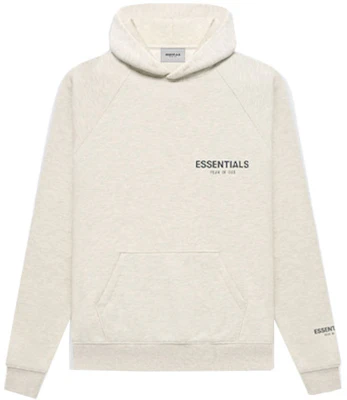 Fear of God FW21 Pullover Hoodie Light Heather Oatmeal Reflective Logo Unisex Hoodie FOG-FW21-167 Buy Fear of God FW21 Pullover Hoodie Light Heather Oatmeal Reflective Logo Unisex Hoodie FOG-FW21-167