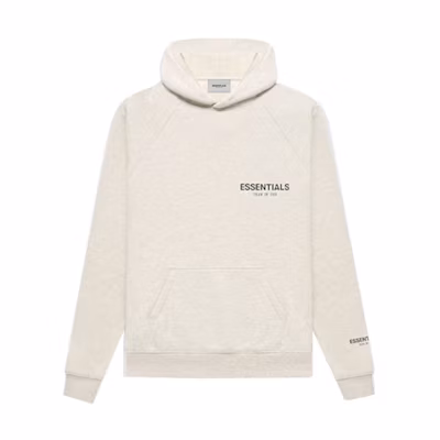 FOG FW21 Pullover Hoodie Light Heather Oatmeal Reflective Logo Unisex Hoodie FOG-FW21-167
