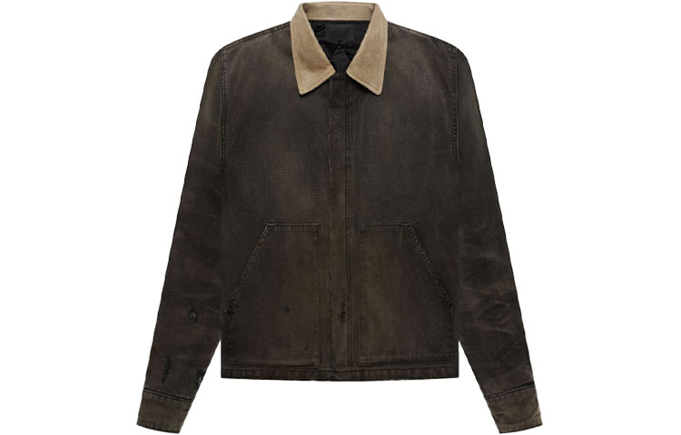 FOG FW21 Vintage Black Canvas Work Jacket Regular Fit FG30-012CNV-010