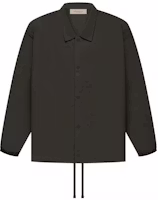 Fear of God FW22 CD2 Coaches Jacket Off Black Logo Heavyweight Unisex Jacket FOG-FW22-709 Fear of God FW22 CD2 Coaches Jacket Off Black Logo Heavyweight Unisex Jacket FOG-FW22-709