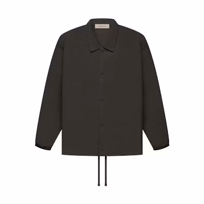 FOG FW22 CD2 Coaches Jacket Off Black Logo Heavyweight Unisex Jacket FOG-FW22-709