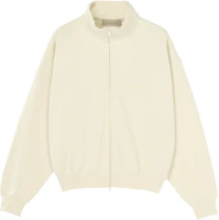 Fear of God FW22 Eggshell Full-Zip Jacket Cream Logo Casual Unisex Heavyweight FOG-FW21-333 Fear of God FW22 Eggshell Full-Zip Jacket Cream Logo Casual Unisex Heavyweight FOG-FW21-333