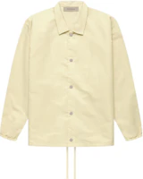 Fear of God FW22 Nylon Coaches Jacket Canary Yellow Heavyweight Unisex Casual Jacket FOG-FW22-935 Fear of God FW22 Nylon Coaches Jacket Canary Yellow Heavyweight Unisex Casual Jacket FOG-FW22-935