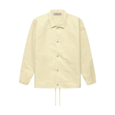 FOG FW22 Nylon Coaches Jacket Canary Yellow Heavyweight Unisex Casual Jacket FOG-FW22-935