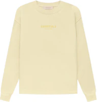 Fear of God FW22 Relaxed Crewneck Canary Yellow Fleece Sweatshirt Unisex FOG-FW22-646 Fear of God FW22 Relaxed Crewneck Canary Yellow Fleece Sweatshirt Unisex FOG-FW22-646
