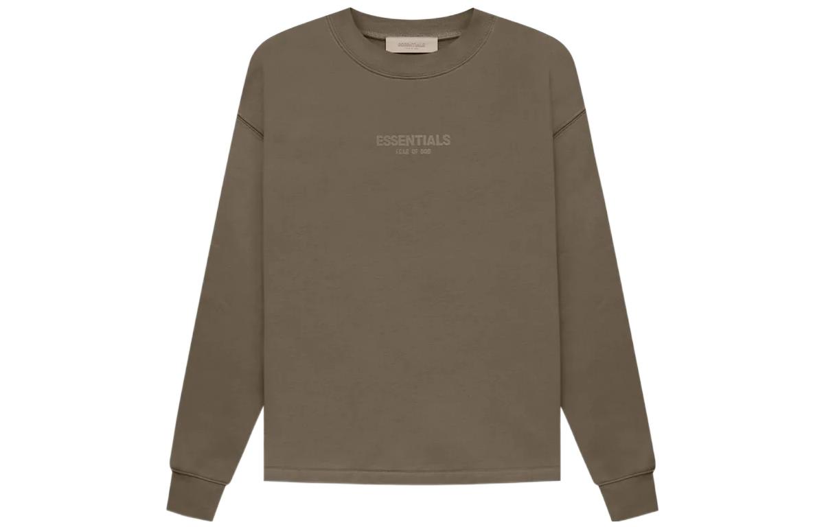 Fear of God FW22 Relaxed Crewneck Wood Unisex Pullover Sweatshirt - Brown FOG-FW22-685