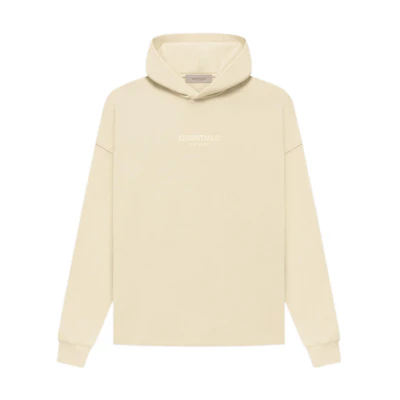FOG FW22 Relaxed Hoodie Eggshell Plain Logo Heavyweight Hoodie - White FOG-FW22-025