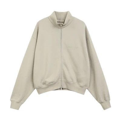 FOG FW22 Smoke Full-Zip Heavyweight Jacket Unisex - Logo High Collar FOG-FW22-631