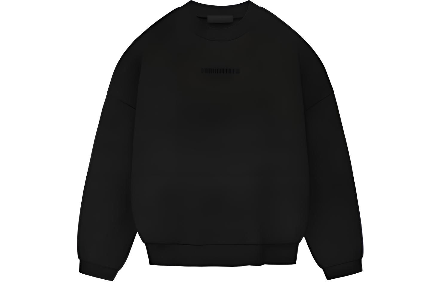 FOG FW23 Clouds Pullover Crewneck Sweatshirt Jet Black 192BT232040F