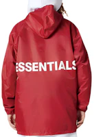Fear of God Graphic Hooded Coach Jacket Red Unisex Heavyweight Windbreaker FOG-FW19-84 Fear of God Graphic Hooded Coach Jacket Red Unisex Heavyweight Windbreaker FOG-FW19-84