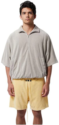 Fear of God 半拉链3/4袖卫衣 海豹灰 男女同款厚款上衣 FOG-SS23-996 Buy Fear of God 半拉链3/4袖卫衣 海豹灰 男女同款厚款上衣 FOG-SS23-996