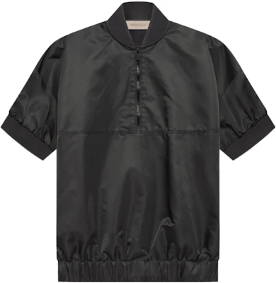 Fear of God Half Zip Pullover Iron SS22 Jacket in Solid Black Iron FOG-SS22-461 Buy Fear of God Half Zip Pullover Iron SS22 Jacket in Solid Black Iron FOG-SS22-461