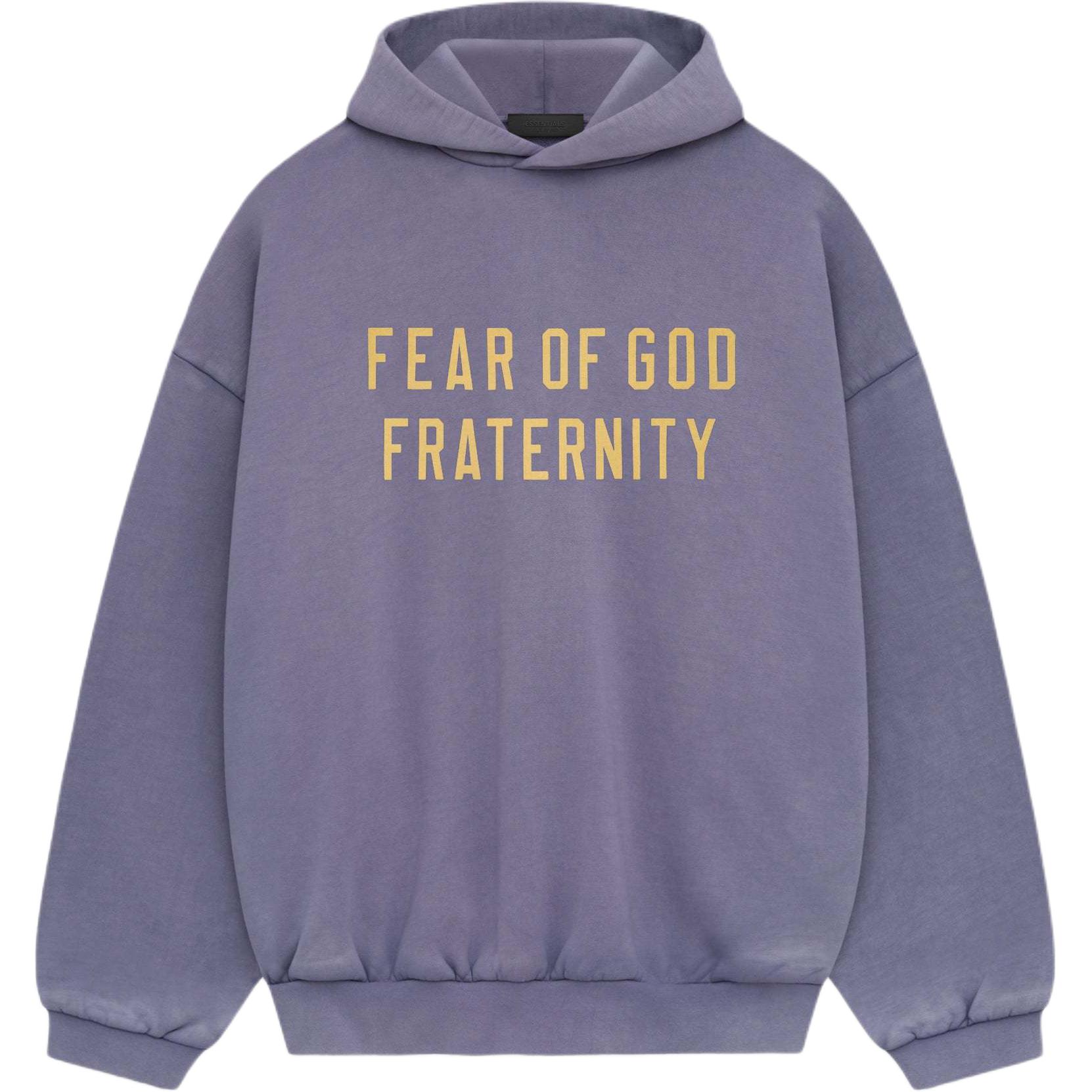 FOG Heavy Fleece Pullover Hoodie Lavender - 192BT244817F
