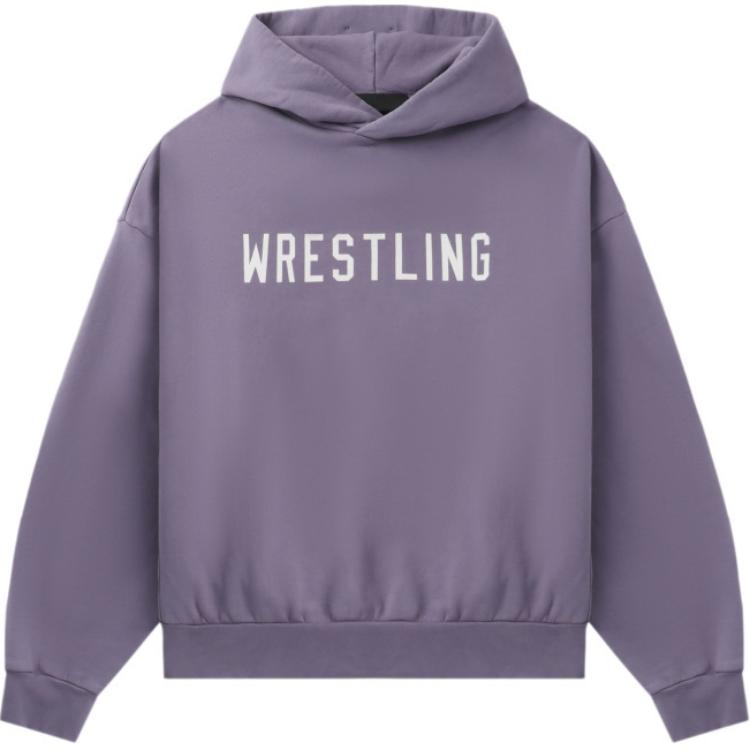 FOG Heavy Fleece Shrunken Hoodie Lavender - Vintage Streetwear 192BT246217F