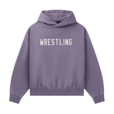 FOG Heavy Fleece Shrunken Hoodie Lavender - Vintage Streetwear 192BT246217F
