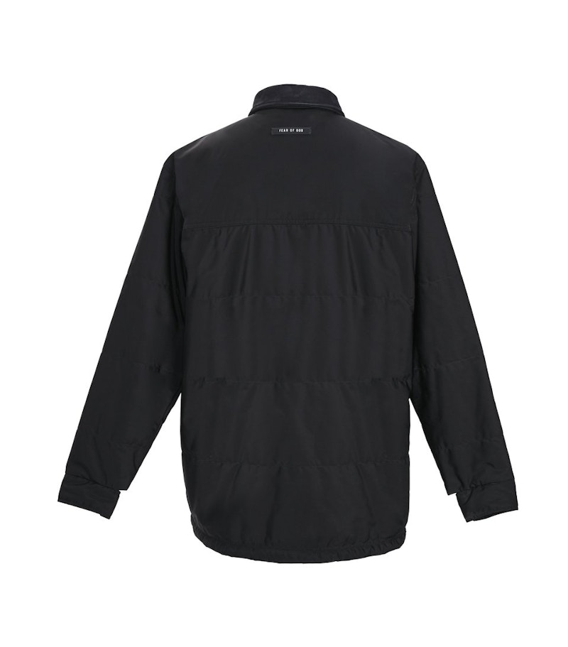 Fear of God Heavy Nylon Quilted Shirt Jacket Black 圖 2
