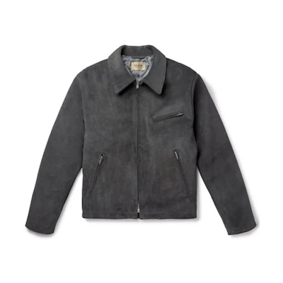 FOG Heavy Suede Work Jacket Charcoal